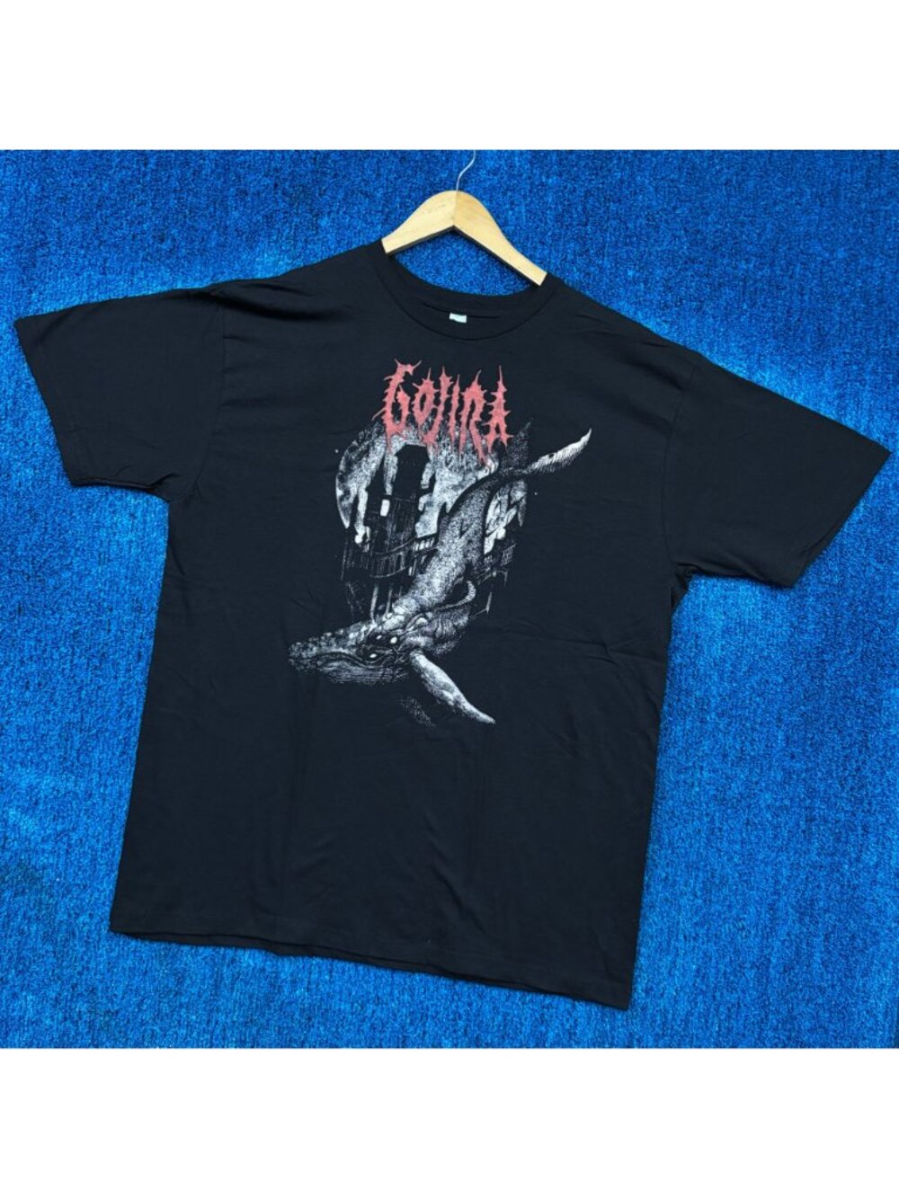 Gojira Whale Rock T-Shirt Size Extra Large - Picture 3 of 4
